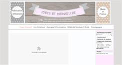 Desktop Screenshot of ideesetmerveilles.fr